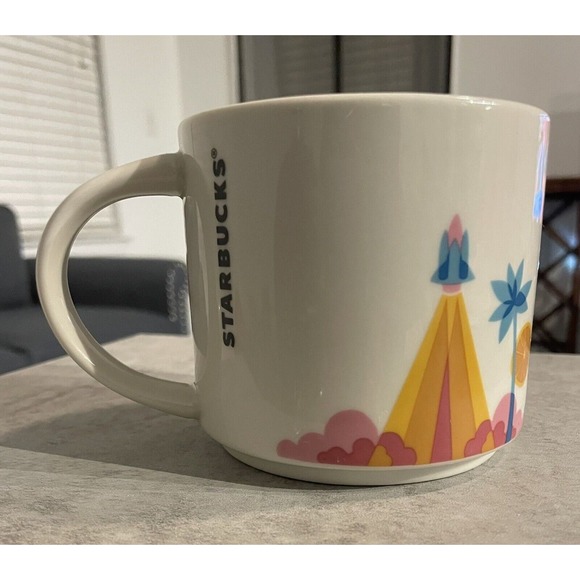 Starbucks 2015 “ You are Here” Collection - Florida Flamingo 14oz Coffee/Tea Mug - Picture 2 of 7